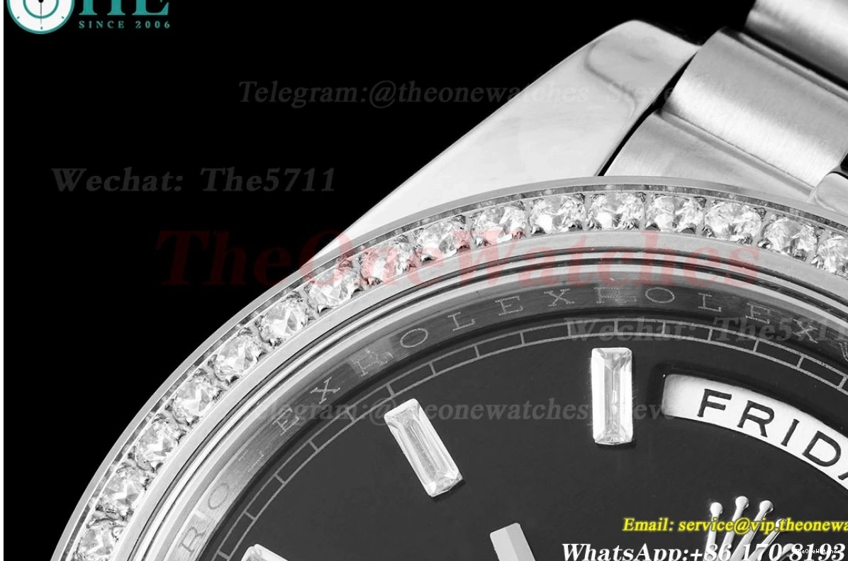 GSF 40mm DayDate A3255 Version) SS (Tungsten 228349 Heavy SS Pres Ice Blue Dia 0128